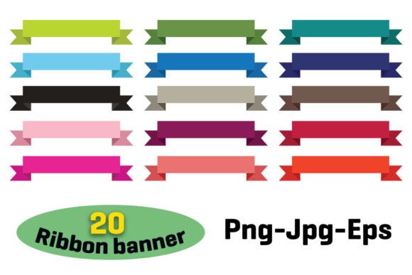 20 Ribbon Banner Clipart: Essential Graphics for Your Brand