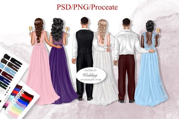 Celebrate in Style with Wedding Day Clipart, Just Married