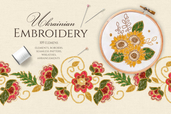 Embrace Spring with Ukrainian Embroidery Flowers