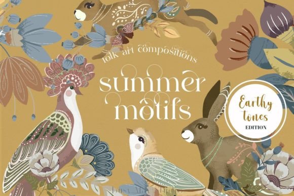 Folk Art Motifs Compositions Birds PNG: A Designer's Guide