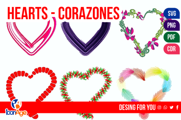 HEARTS CORAZONES COLECTION: Design for All Ages