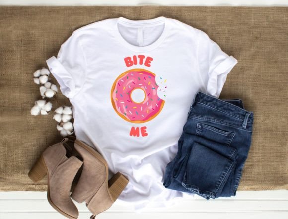 Unleash Your Creative Edge with Donut Bite Me Sublimation Graphic
