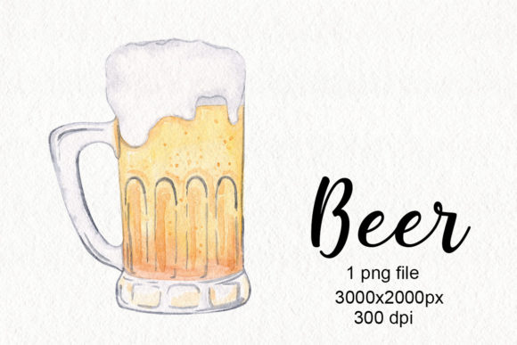 Watercolor Beer Glass Clipart: Beyond the Basic Party Invite